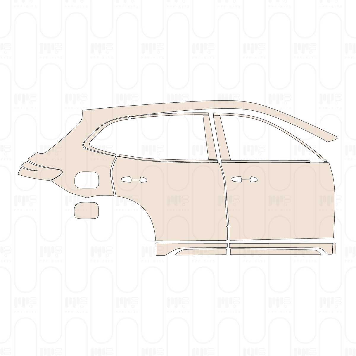 (right) Door+Side Skirt