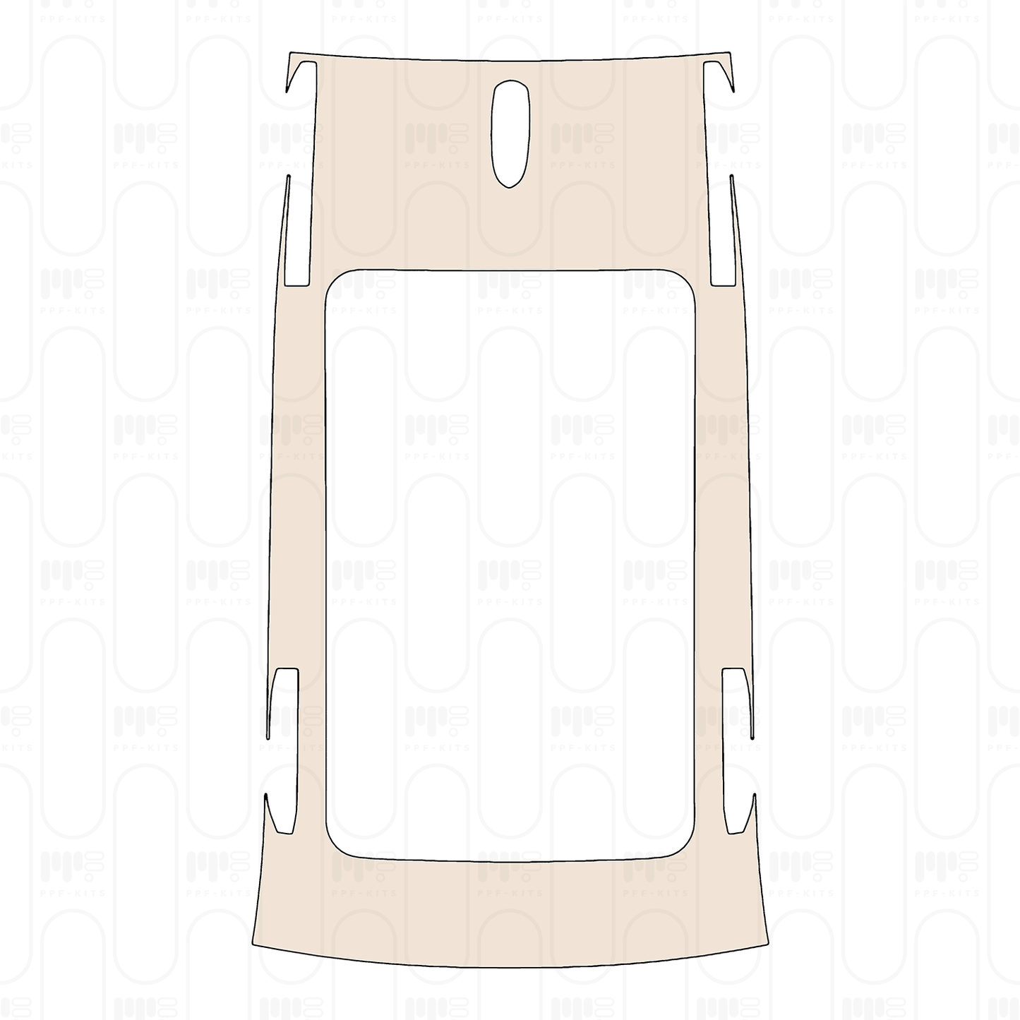 Roof with roof rack