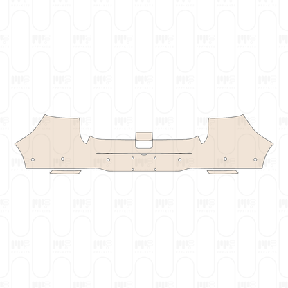 Rear Bumper with 6 PDC (Parking Sensors)