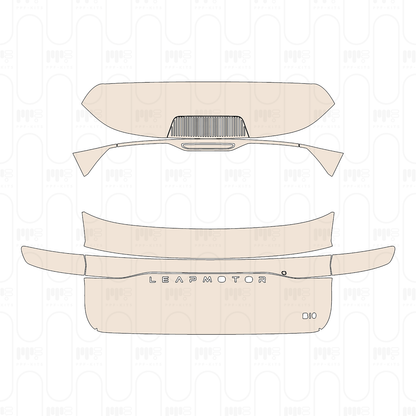 Trunk Lid with "LEAPMOTOR" & "B10" Emblems