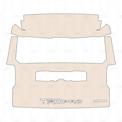 Trunk Lid with "TRD PRO" & "iFORCEMAX" Emblems
