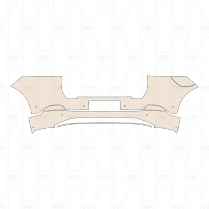 Rear Bumper with 6 PDC (Parking Sensors)