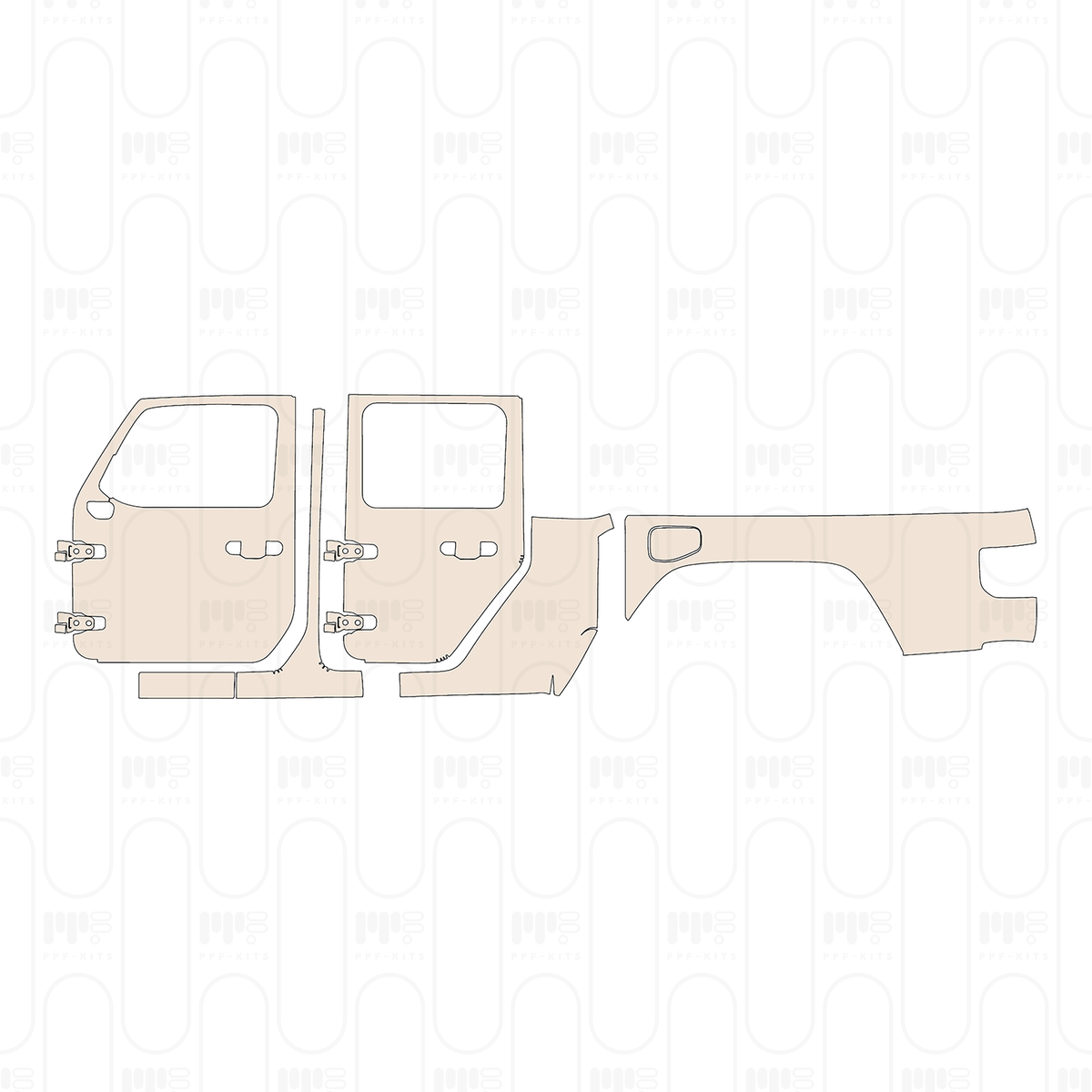 (left) Door+Rear Fender