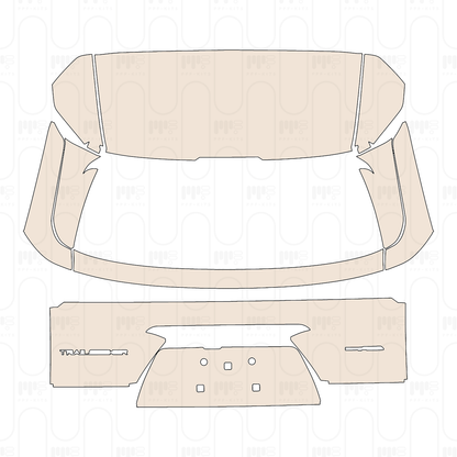Trunk Lid with "TRAILSEEKER" & "AWD" Emblems