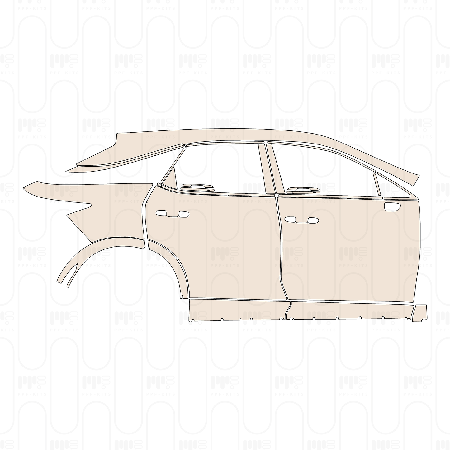 PPF precortado Lexus RX (SWB) F-Sport 2025