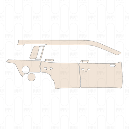 (right) Door+Rear Fender+Side Skirt