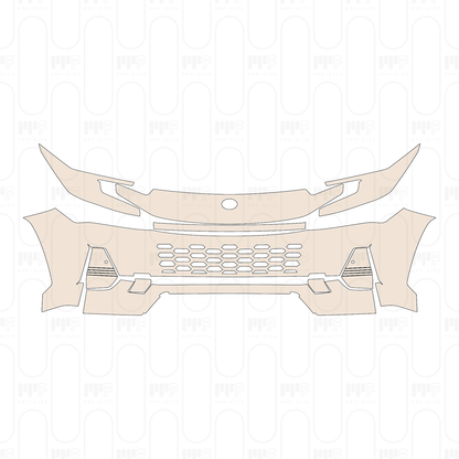 Bumper+Headlamp with 2 PDC (Parking Sensors)