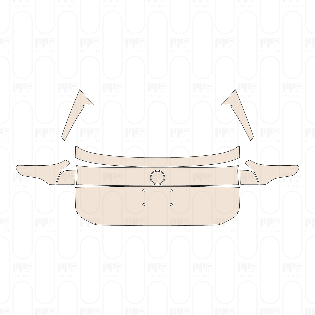 Trunk Lid without Emblem