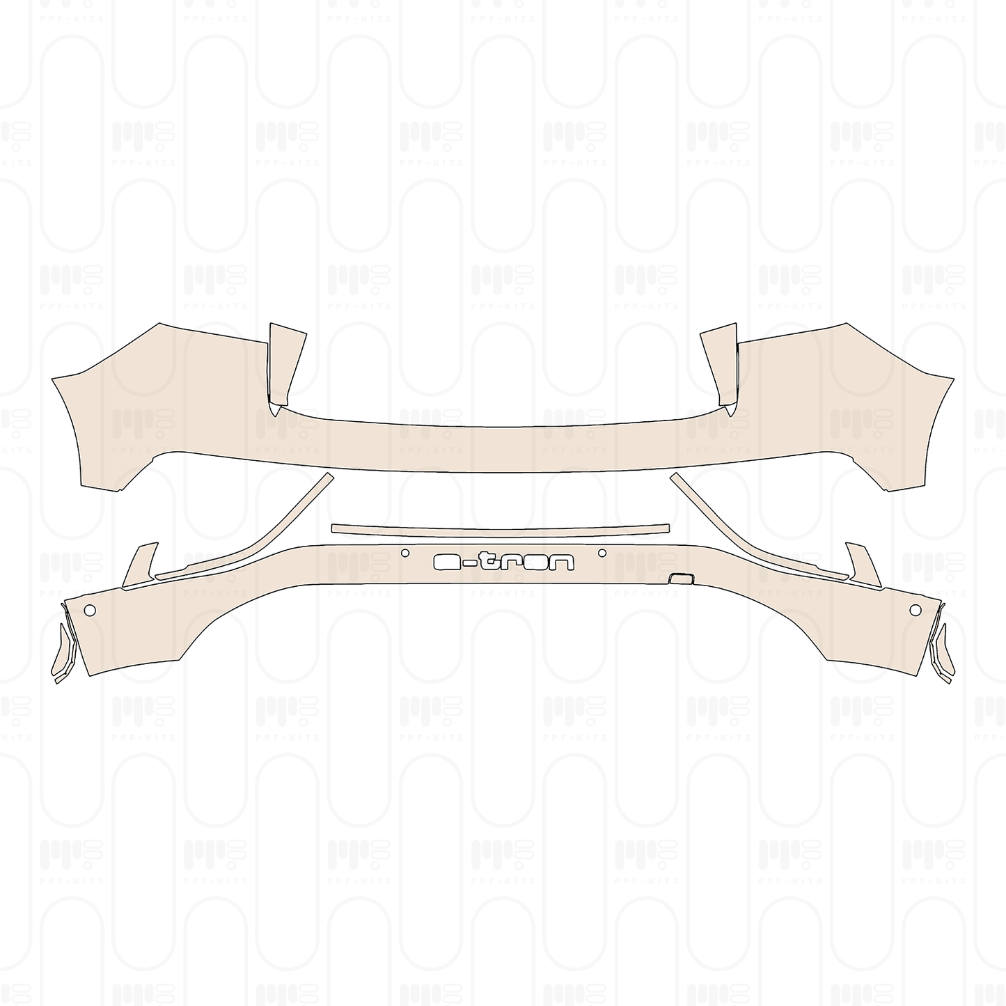 Rear Bumper with 4 PDC (Parking Sensors)