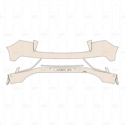Rear Bumper with 4 PDC (Parking Sensors)