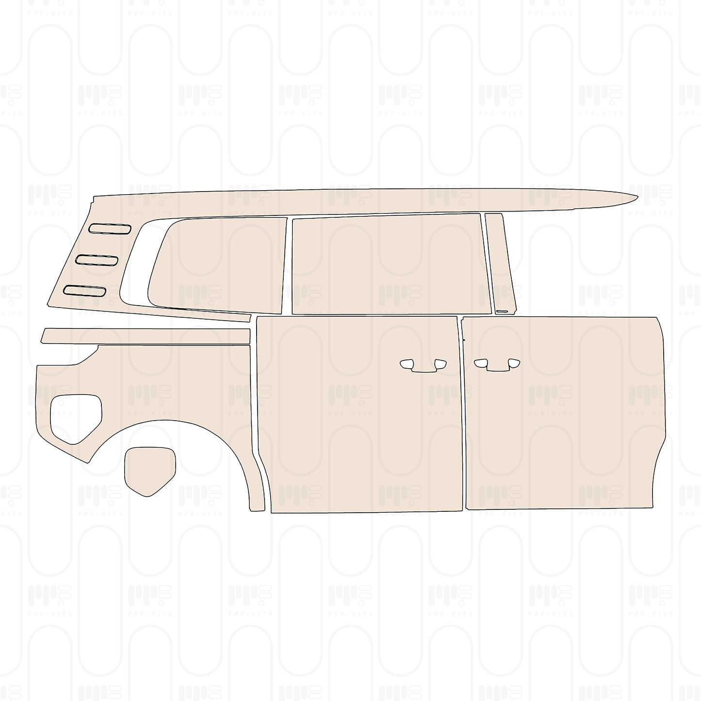 (right)Door+Rear Fender