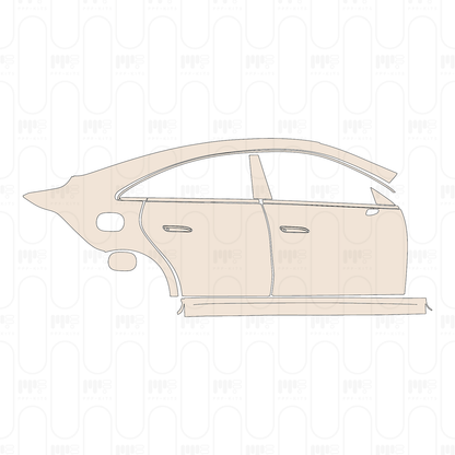 (right) Door+Side Skirt+Rear Fender