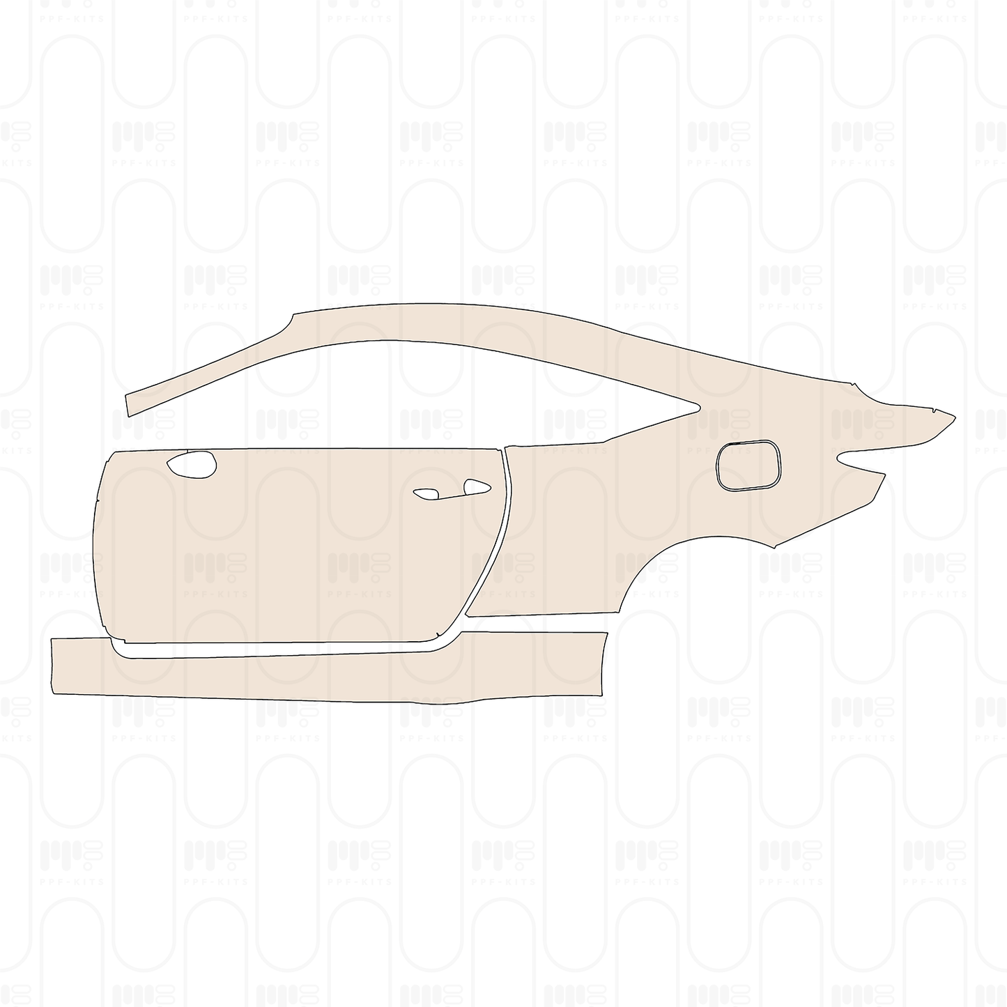 Pre-Cut PPF Lexus RC Base 2025