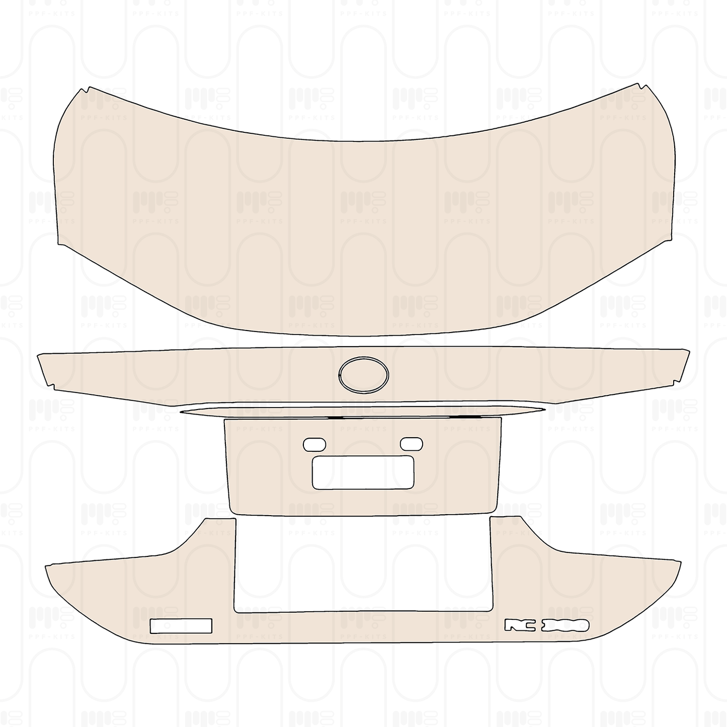 Pre-Cut PPF Lexus RC Base 2025