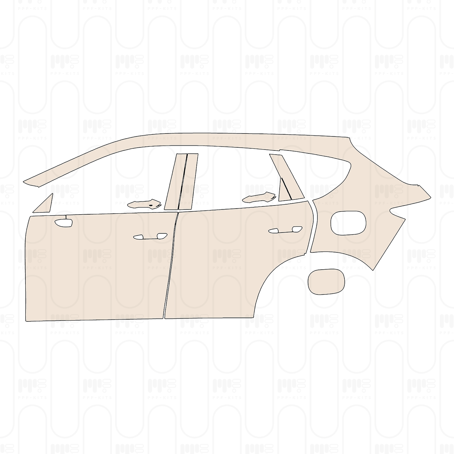 Pre-Cut PPF Mazda CX-60 (EU) Exclusive-Line 2025