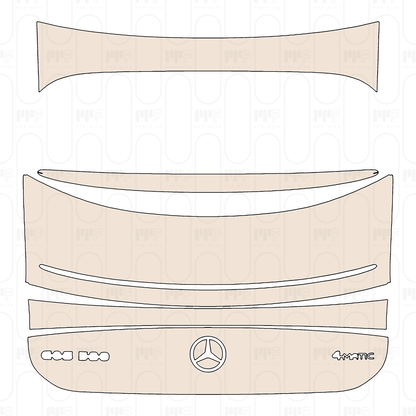 PPF precortado Mercedes-Benz EQS Base 2026