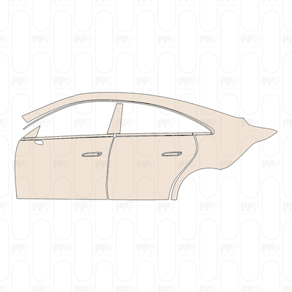 PPF precortado Mercedes-Benz CLA Sedan Sport 2026