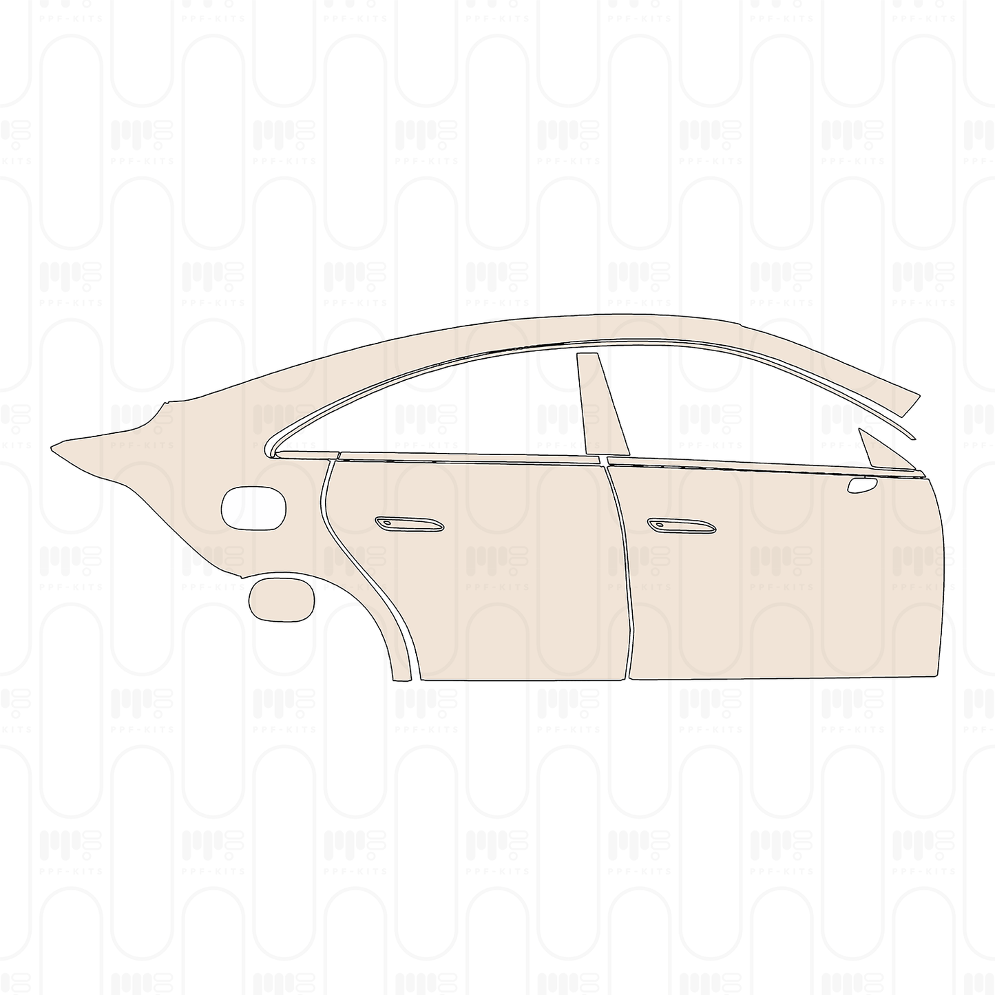 Pre-Cut PPF Mercedes-Benz CLA Sedan Sport with EQ technology 2026