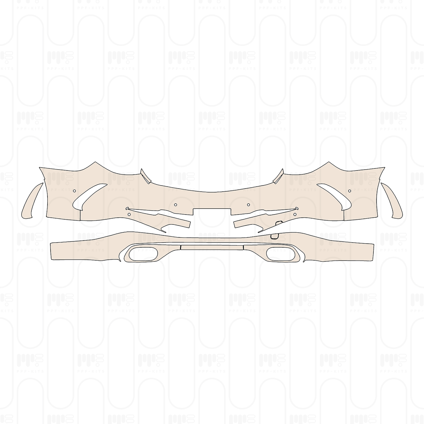PPF precortado Mercedes-Benz CLE Coupe AMG CLE 53 2026