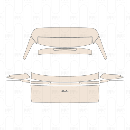 Trunk Lid with "turbo" Emblem