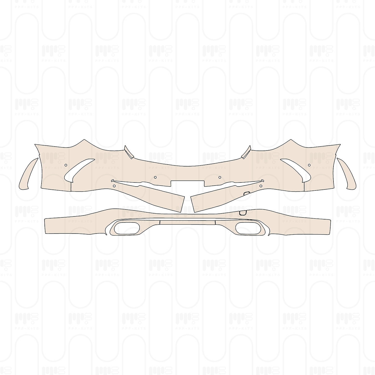 PPF precortado Mercedes-Benz CLE Coupe AMG CLE 53 2026