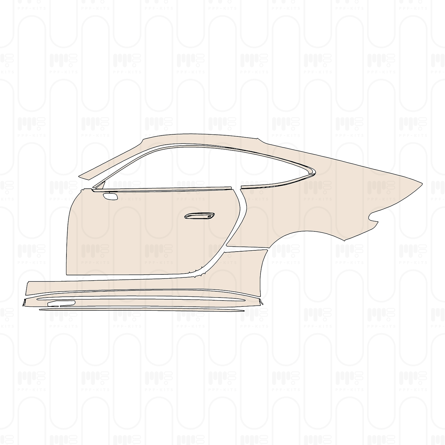 PPF precortado Mercedes-Benz AMG GT 2-Door AMG GT 43 2026