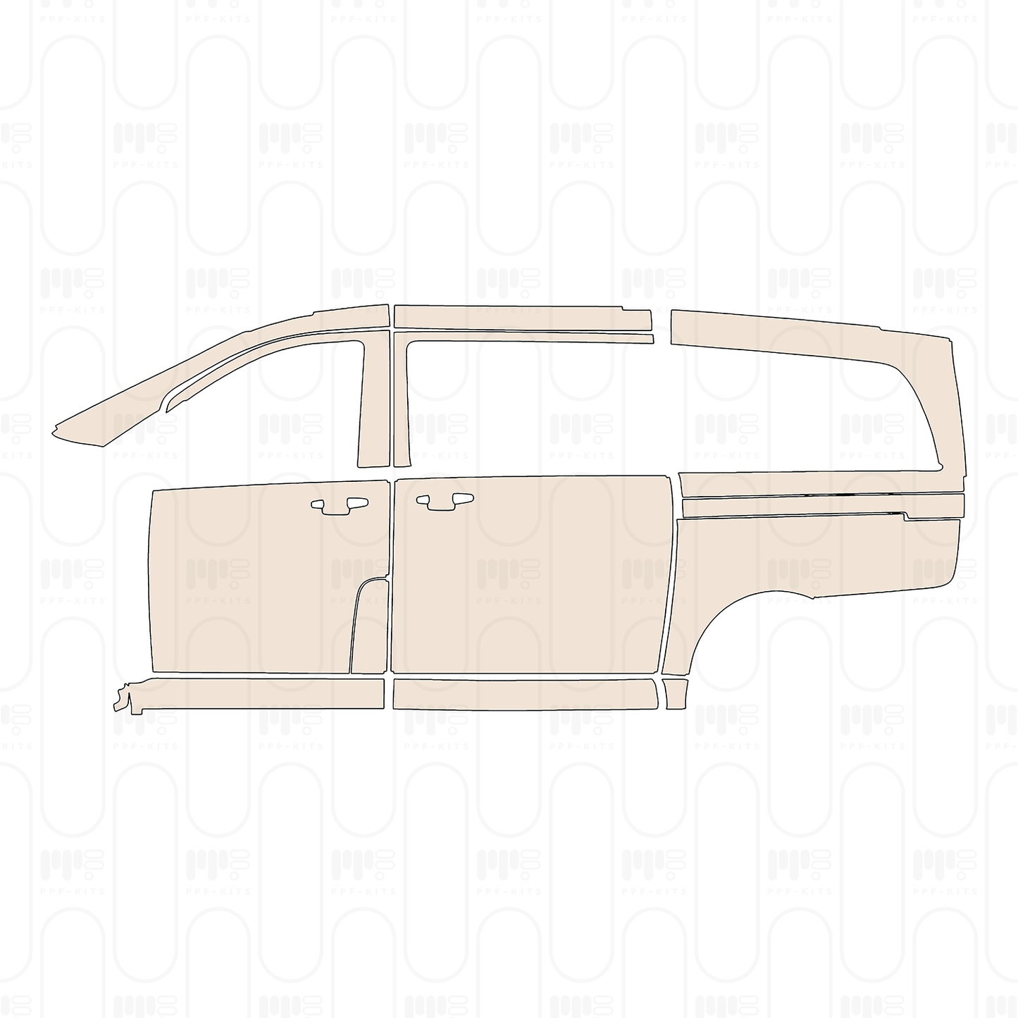 PPF precortado Mercedes-Benz Vito 2026