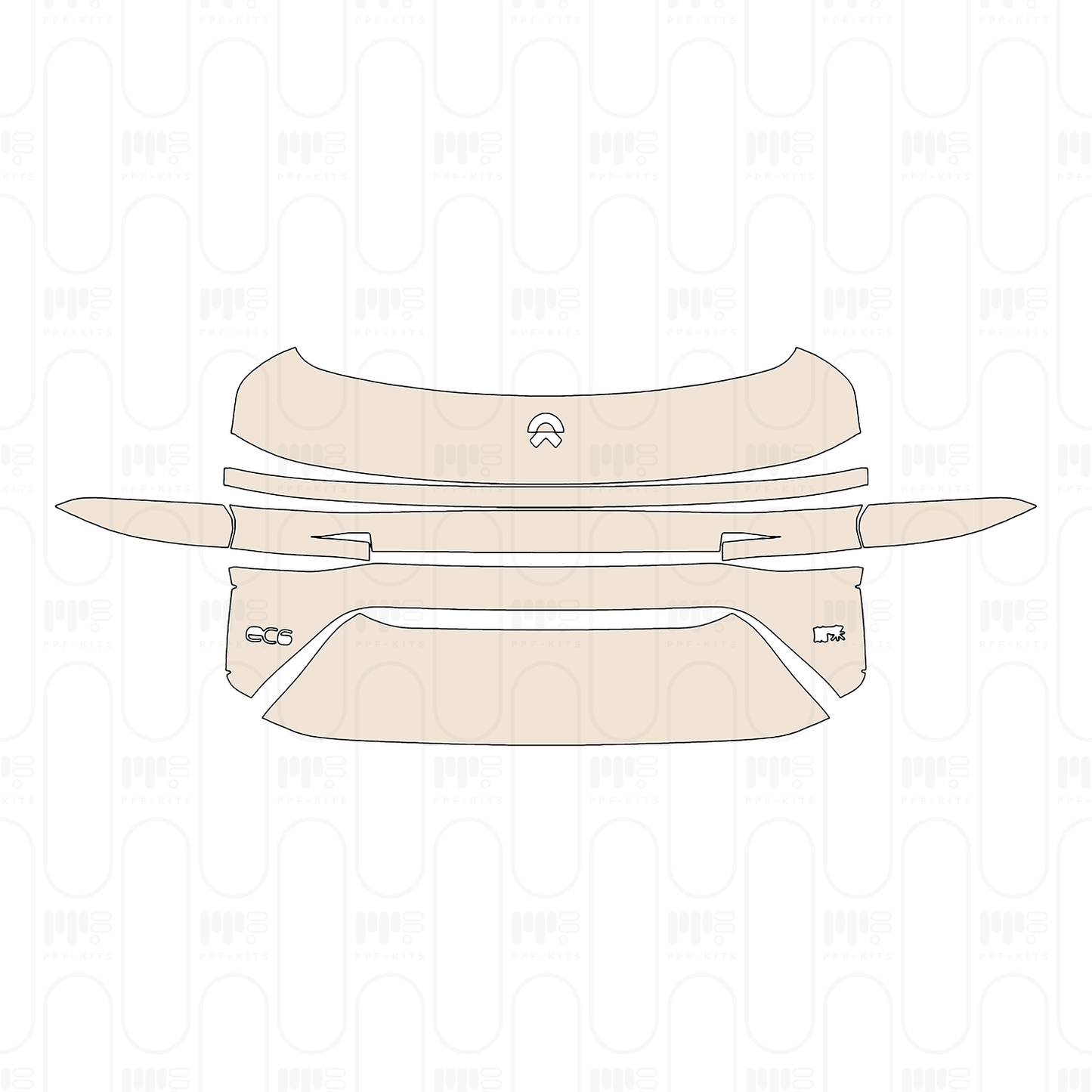 PPF precortado NIO EC6 2026