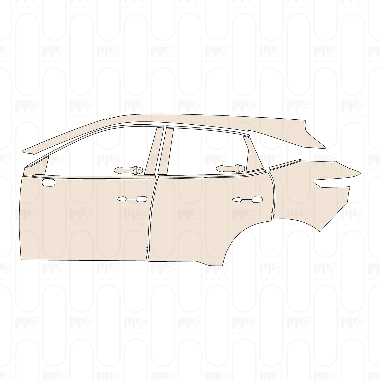 Pre-Cut PPF Nissan Qashqai (AU) ST 2026