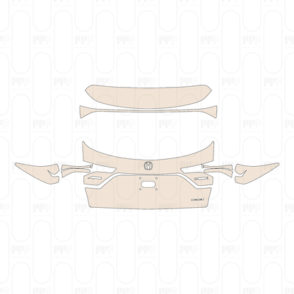 Trunk Lid with "A-SPEC" & "MDX" & "SH-AWD" Emblems