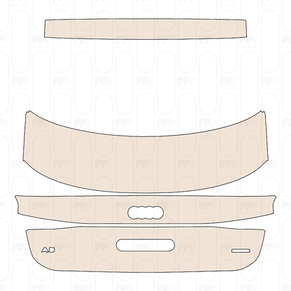 Trunk Lid with "A5" & "quattro" Emblems