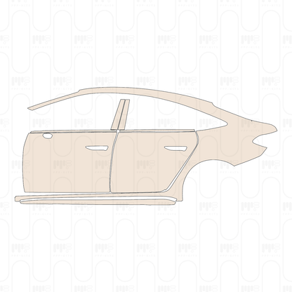 (left) Door+Rear Fender+Side Skirt