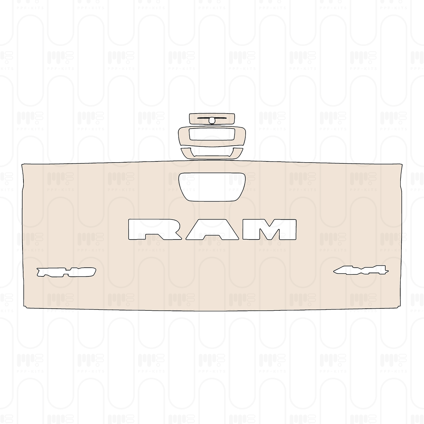 Pre-Cut PPF RAM Trucks 1500 Crew Cab RHO 2025