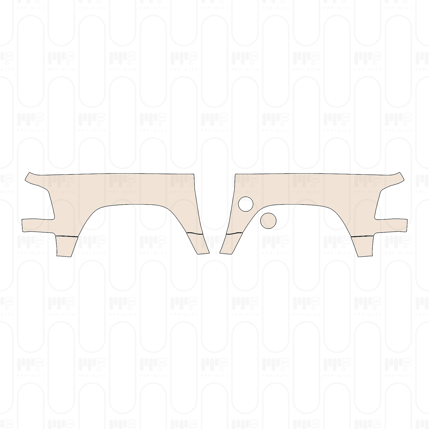 Pre-Cut PPF RAM Trucks 1500 Crew Cab RHO 2025