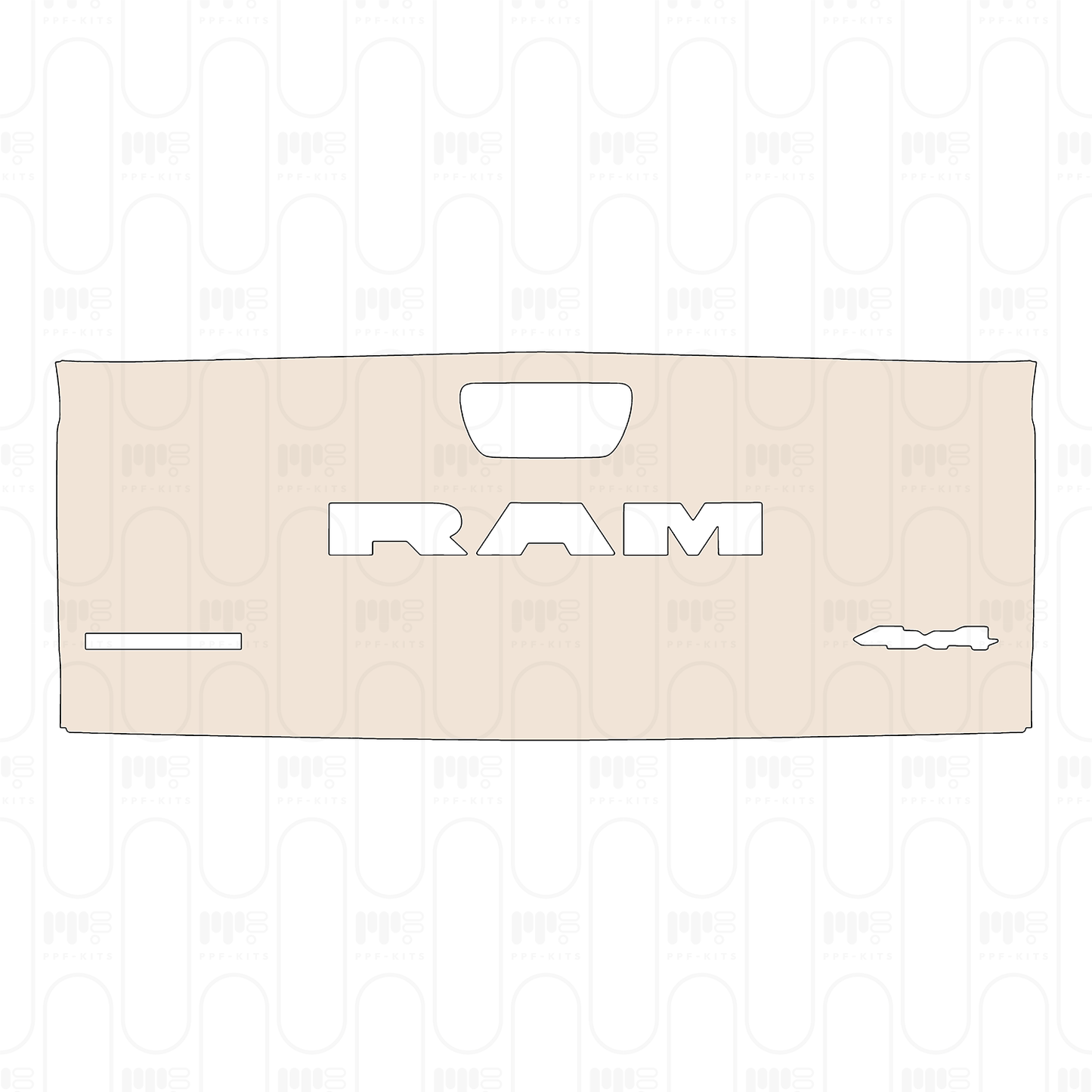 Pre-Cut PPF RAM Trucks 1500 Crew Cab Big Horn 2026