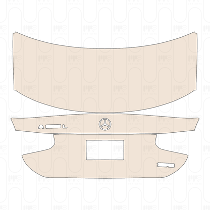 Trunk Lid with "A##0L" & "Beijing Benz" Emblems