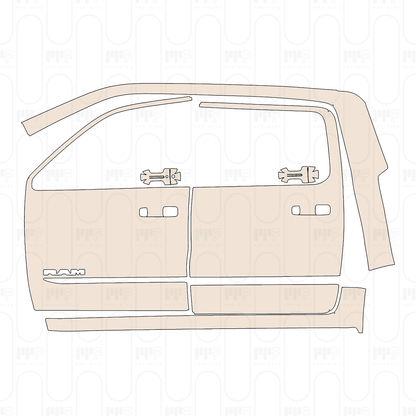 Pre-Cut PPF RAM Trucks 1500 Crew Cab Limited 2026