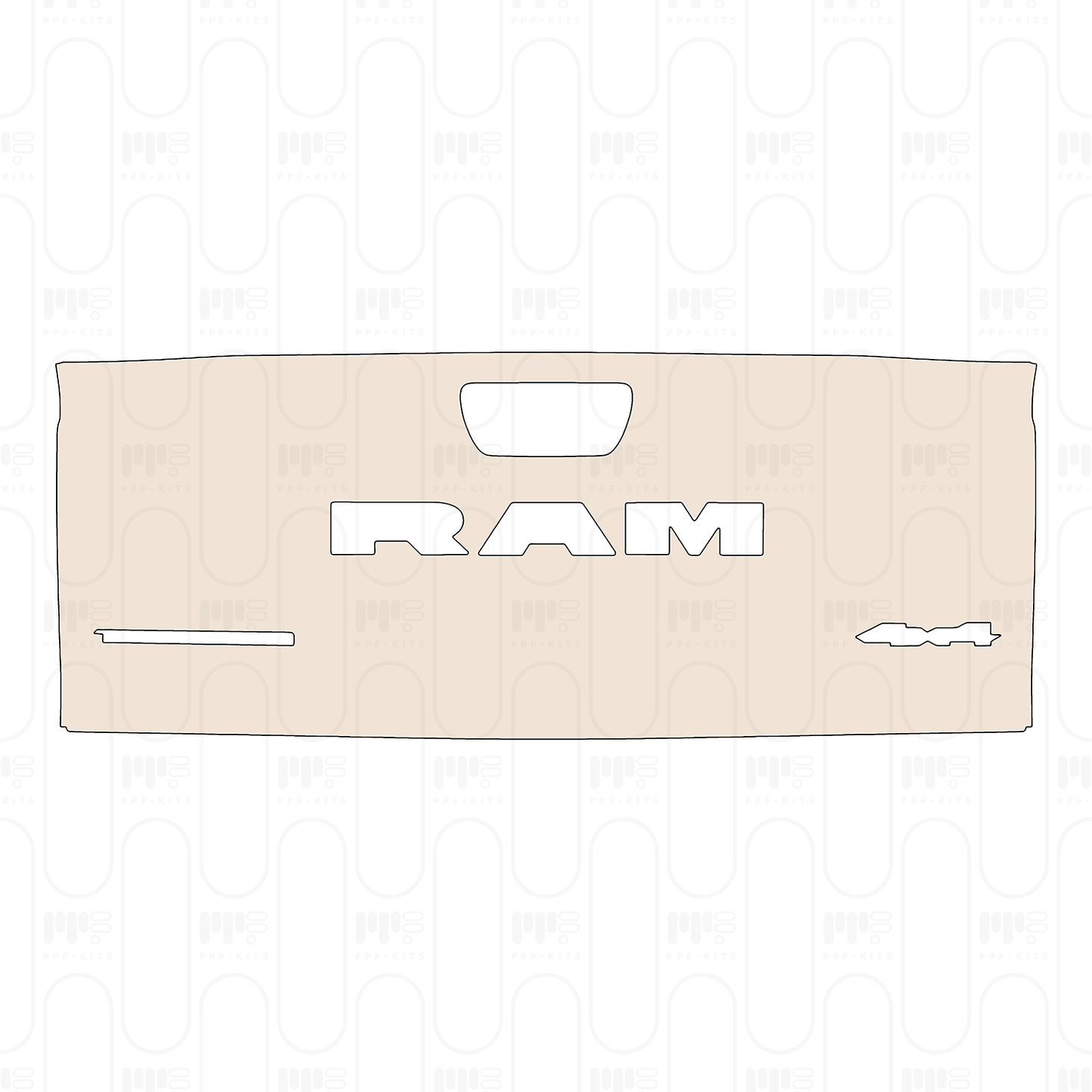 PPF precortado RAM Trucks 1500 Crew Cab Tungsten 2026