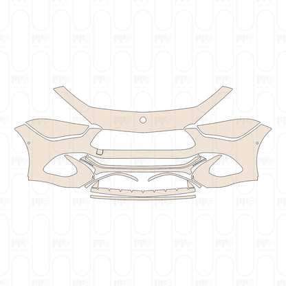 Bumper+Headlamp with 2 PDC (Parking Sensors)