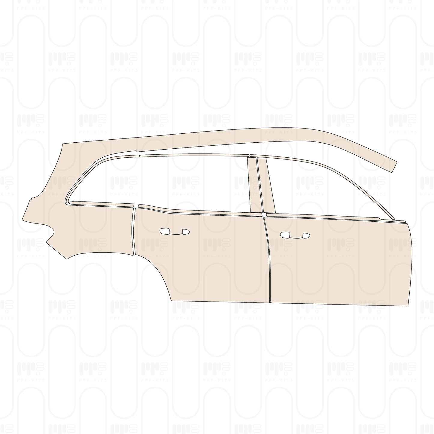 (right) Door+Rear Fender