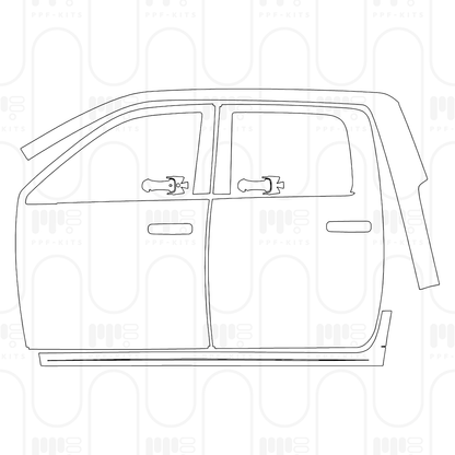 Pre-Cut PPF RAM Trucks 2500 Crew Cab Rebel 2026