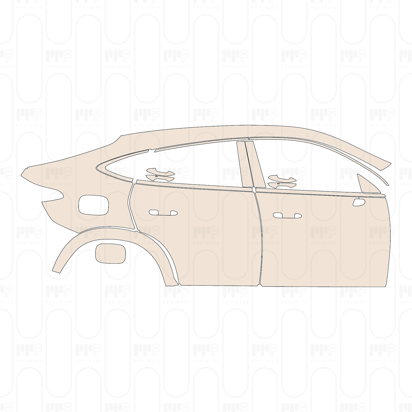 (right) Door+Rear Fender