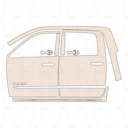 PPF precortado RAM Trucks 3500 Limited 2025