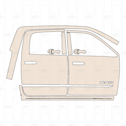 PPF precortado RAM Trucks 3500 Limited 2025