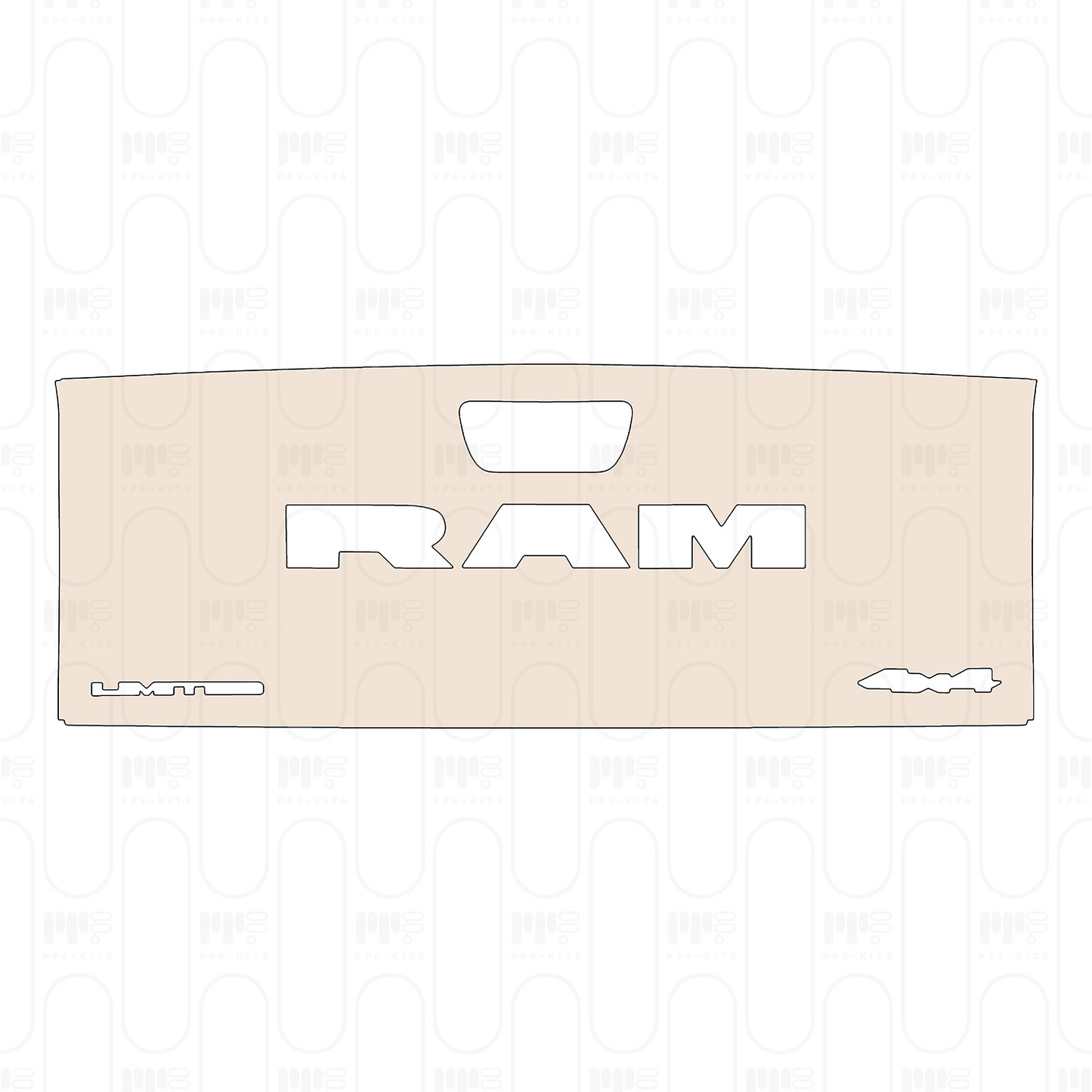 PPF precortado RAM Trucks 3500 Limited 2025