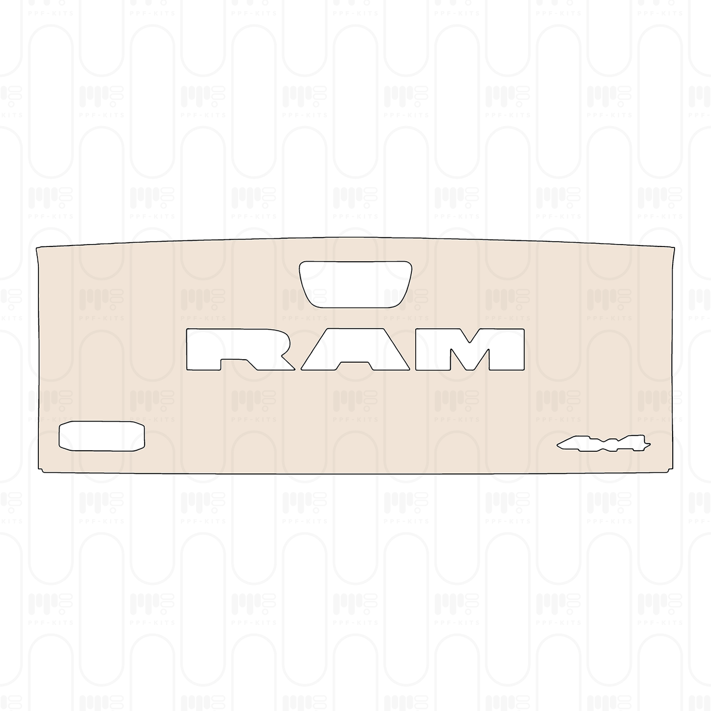 Pre-Cut PPF RAM Trucks 3500 Limited Longhorn 2026