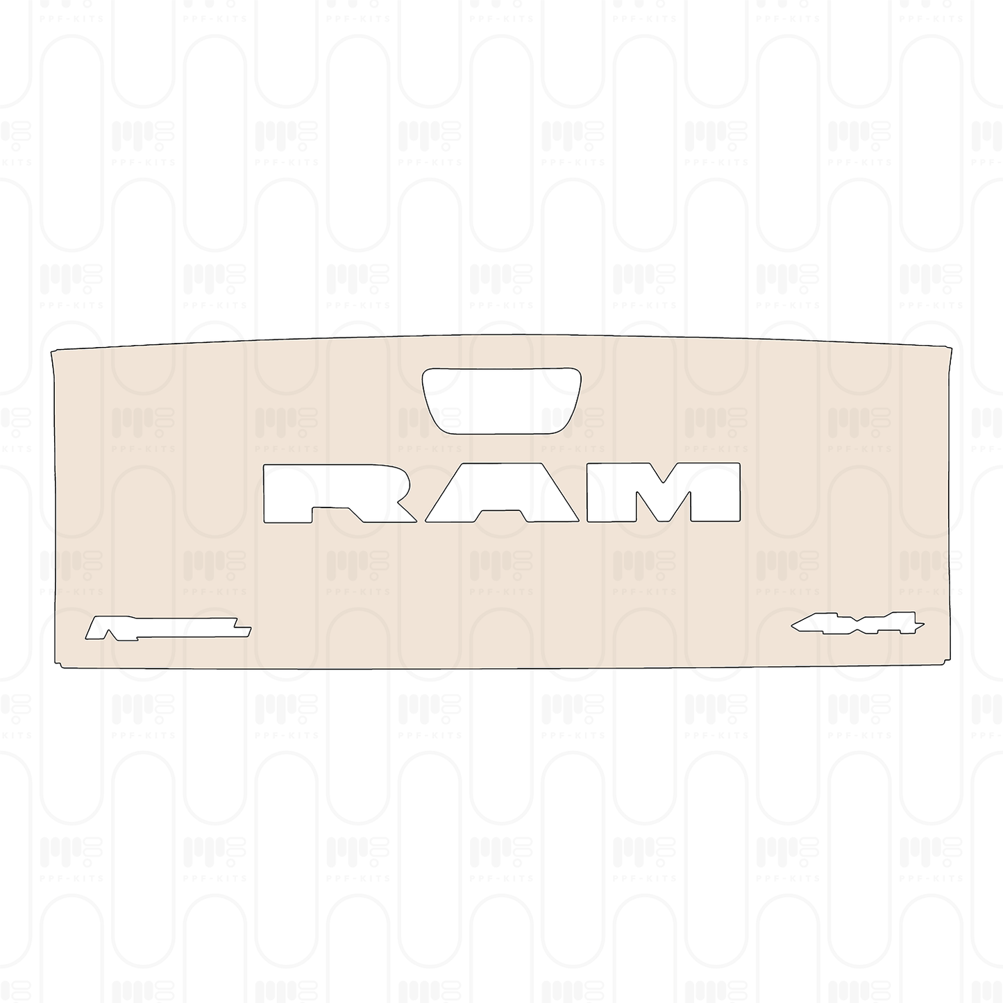 Pre-Cut PPF RAM Trucks 2500 Crew Cab Rebel 2025