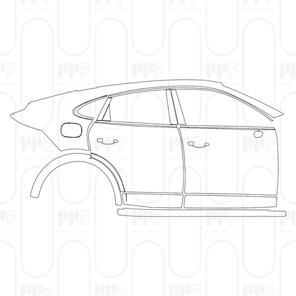 Pre-Cut PPF Porsche Cayenne Coupe Cayenne Coupe 2026