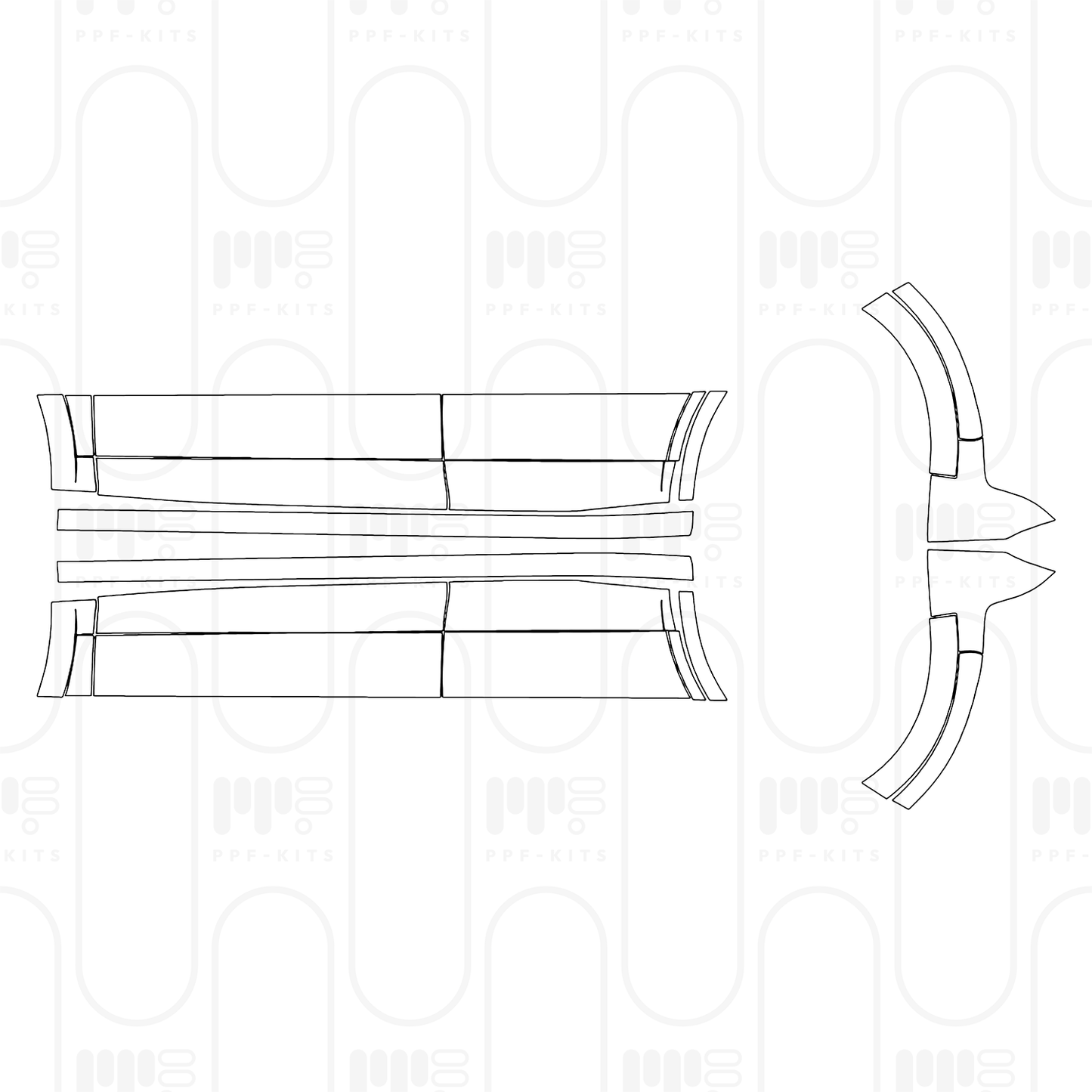 Pre-Cut PPF Porsche Cayenne Coupe Cayenne Coupe 2026