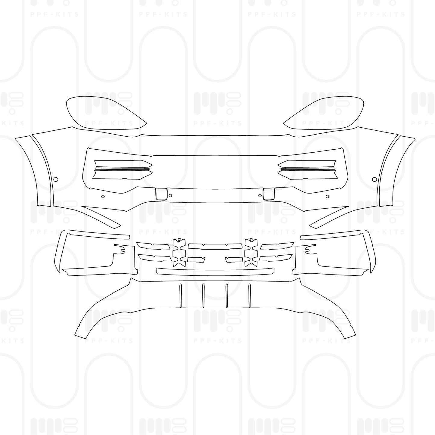 Pre-Cut PPF Porsche Cayenne Turbo E-Hybrid 2026